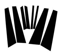 XFANGNB Car Window Pillar Posts Cover Sticker for BMW X6 E71 2008-2014, Side Door Center Pillar B Column Anti Scratch Exterior Trim Accessories