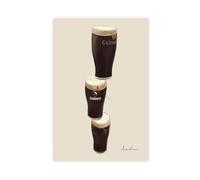 XFATGIA A Wonderful Day for A Guinness Beer Canvas Poster Bedroom Decor Landscape Office Room Decor Gift 08x12inch(20x30cm)