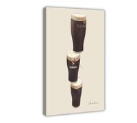 XFATGIA A Wonderful Day for A Guinness Beer Canvas Poster Bedroom Decor Landscape Office Room Decor Gift 24x36inch(60x90cm)