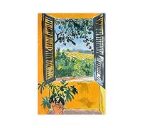 XFATGIA Beast-style Painting, Modern Exhibition Prints, Rural Vineyards, Retro Posters Canvas Poster Bedroom Decor Landscape Office Room Decor Gift 08x12inch(20x30cm)
