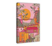 XFATGIA Bristol Canvas Poster Bedroom Decor Landscape Office Room Decor Gift 24x36inch(60x90cm)