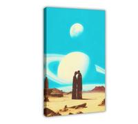 XFATGIA Falling on Mars Art Poster Canvas Poster Bedroom Decor Landscape Office Room Decor Gift 24x36inch(60x90cm)