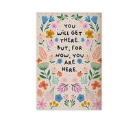XFATGIA Flower Quotations Printings Canvas Poster Bedroom Decor Landscape Office Room Decor Gift 16x24inch(40x60cm)