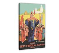 XFATGIA Indian Retro Travel Poster. Canvas Poster Bedroom Decor Landscape Office Room Decor Gift 16x24inch(40x60cm)