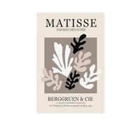 XFATGIA Inspired by Matisse Posters Canvas Poster Wall Art Decor Print Picture Paintings for Living Room Bedroom Decoration 12x18inch(30x45cm)
