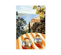 XFATGIA Italian Espresso Print Canvas Poster Bedroom Decor Landscape Office Room Decor Gift 12x18inch(30x45cm)