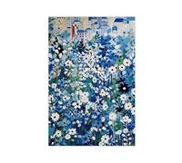 XFATGIA Paris Flower Market Poster Canvas Poster Wall Art Decor Print Picture Paintings for Living Room Bedroom Decoration 20x30inch(50x75cm)