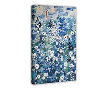 XFATGIA Paris Flower Market Poster Canvas Poster Wall Art Decor Print Picture Paintings for Living Room Bedroom Decoration 12x18inch(30x45cm)