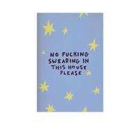 XFATGIA Please Don't Swear in This House. Canvas Poster Wall Art Decor Print Picture Paintings for Living Room Bedroom Decoration 16x24inch(40x60cm)