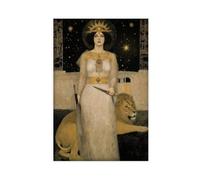 XFATGIA Star of Ishtar Poster Canvas Poster Wall Art Decor Print Picture Paintings for Living Room Bedroom Decoration 16x24inch(40x60cm)