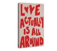 XFATGIA True Love Is Everywhere, Printed on Art Posters Canvas Poster Bedroom Decor Landscape Office Room Decor Gift 24x36inch(60x90cm)