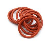 XFCNOI 10pcs Red VMQ Silicone Ring Gasket CS 4mm OD 15~80mm Silicon O Ring Gasket Food Grade Rubber O-Ring Vmq Assortment HVAC Tools (Size : OD 44mm CS 4mm)