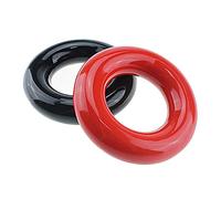 XFDACOV Golf Weighted Swing Ring Warm Up Swing Donut Weight Ring for Practice Training Counterweight Training Ring 2pc(Red/Black)