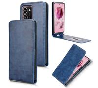 XFDSFDL® Protective Cover for HMD Skyline TA-1600 (6.55 Inch) Vertical PU Leather Up and Down Open Case with Stand Wallet Phone Shell Holster Blue