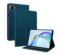 XFDSFDL® Protective Cover for Honor Pad X7 (8.7 Inch) PU Leather Flip Case Big Butterfly Pattern with Built Stand Holster Wallet Shell Blue
