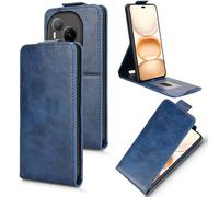 XFDSFDL® Protective Cover for Honor Power DVD-AN00 (6.78 Inch) Vertical PU Leather Up and Down Open Case with Stand Wallet Phone Shell Holster Blue