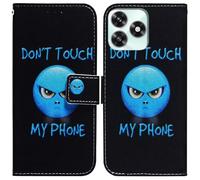 XFDSFDL® Protective Cover for Honor X5c/ X5c Plus NLA-LX1/LX2 (6.56 Inch) PU Leather Flip Case Anger Pattern with Built Stand Magnetic Closure Wallet Phone Shell Holster 08
