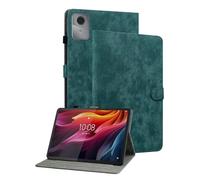 XFDSFDL® Protective Cover for Lenovo Idea Tab TB-336 (11 Inch) PU Leather Flip Case Retro Cute Tiger Pattern with Built Stand Holster Wallet Shell Green