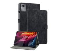 XFDSFDL® Protective Cover for Lenovo Idea Tab TB-336 (11 Inch) PU Leather Flip Case Retro Cute Tiger Pattern with Built Stand Holster Wallet Shell Black