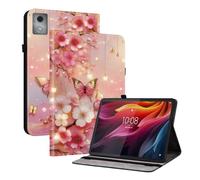 XFDSFDL® Protective Cover for Lenovo Tab K11 Plus TB352FU (11.45 Inch) PU Leather Case Book Style Lantern Butterfly Pattern with Stand Shell Wallet Holster 05