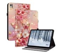 XFDSFDL® Protective Cover for Nokia T21 TA-1495/ TA-1521/ TA-1505/ TA-1487 (10.4 Inch) PU Leather Case Book Style Lantern Butterfly Pattern with Stand Shell Wallet Holster 05