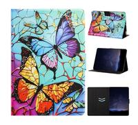 XFDSFDL® Protective Cover for Samsung Galaxy Tab A11+ SM-X230/SM-X236 (11 Inch) PU Leather Flip Case Wallet Knitting Butterfly Pattern Shell with Auto Wake/Sleep Stand Holster 05