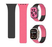XFEN Magnetic Band Compatible with Apple Watch Series 11/10 46mm, SE(3rd/2nd/1st gen) 44mm, Ultra 3/2/1 49mm, Series 9/8/7 45mm, Modern Tactile Micro-Pattern Dual-Tone Sport Strap, High-Contrast