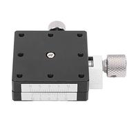 XFES40 Sliding Table X - Axis Manual Fine - Tune Displacement Platform, Aluminum Alloy Dovetail Guide with 0.5mm Precision Knob Control for Optical and Semiconductor