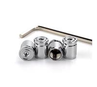 XFEU_sp 4 Pcs Tyre Valve Cap For KIA KS3 2014-2016, Tire Valve Stem Caps, Dust Caps For Car Tyres With Gasket, Car Valve Caps Leak-Proof Dust Proof Waterproof Screw-On,C