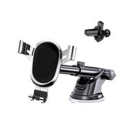 XFEU_sp Car Phone Holder For Ford Transit Connect, Car Phone Mount Air Vent Phone Mount For Car 360° Rotation Anti-Shake Shockproof Reliable Stable Car Accessories,Black+Silver-B