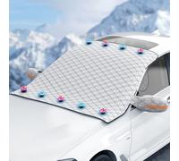 XFEU_sp Car Windscreen Cover For Mazda CX-30 2019-2023 2024 2025, Ice Protection Foils Magnetic, Windshield Snow Ice Cover With Two Mirror Covers, Snow Uv Ice Protection