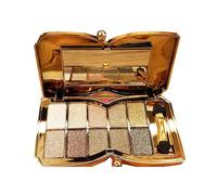 XFEXM Eyeshadow Palette with Shine, 10 Colours, Shiny and Matte, Highly Pigmented, Waterproof, Long-Lasting
