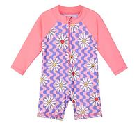 XFGIRLS Swimming Costume for Girls Swimsuit Kids Sun Safe Swimwear Toddler Girls Summer Swimsuit Pink Wildflower 6A