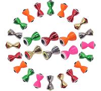 XFISHMAN Dumbbell-Eyes-Fly-Tying-Materials- Pseudo-Eyes-Barbell-Eyes 36pcs Assorted Colors Various Sizes (X-Small-1/8 (3.2mm) 36 Eyes per Pack.)