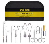 XFISHMAN Fly-Tying-Kit-for-fly-fishing-Tying- Flies with tools and materials