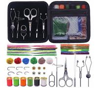 XFISHMAN Fly-Tying-Kit-with-Tools-Materials Fly-tieing-Starter-kit for Fly Fishing Lure Building jig Making Set