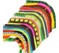 XFISHMAN Fly-Tying-Materials-Rubber-Legs-Silicone-Rubber Skirt 12-24 Colours Fly Tying Supplies, Kit of 24 Colours