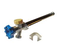 XFITTING Anti-Siphon Frost Free Sillcock 10 inch, 1/2 inch Push Fit x 3/4 inch GHT Valves, 1 Piece
