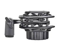 XFJQZM Microphone Shockmount for AKG C414 C214 LEWITT LCT440 LCT240 LTC249 - Black Plastic - Convenient and Fast - MICROPHONE_STAND