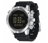 XFLHXY Digital Dive Watch, Dive Computer Watches for Men, Scuba Diving Watches, Men's Wrist Watches with Compass, Altimeter, Barometer, Pedometer(Black)