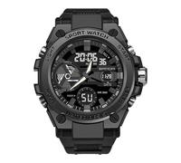 XFLHXY Mens Watch Military Sports Outdoor Waterproof Watches for Men Date Multi Function Tactics Alarm Stopwatch Analog Watches(Color1)