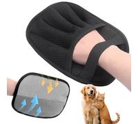 XFLHXY Pet Grooming Gloves Cat Grooming Gloves, for Removing Static Hair Gentle Hair Removal Pet Hair Remover Gloves Versatile Furminator for Dogs, Cats with Long/Short Fur Leaning Bathing Massage