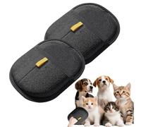 XFLHXY Pet Static Removal Gloves Pet Hair-Reusable Pet Grooming Glove for Removing Cat & Dog Hair From Furniture Car Seats Bedding Carpets and Clothes(2pack)