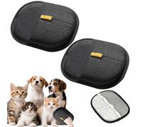 XFLHXY Pet Static Removal Gloves Pet Hair-Reusable Pet Grooming Glove For Removing Cat & Dog Hair From Furniture Car Seats Bedding Carpets and Clothes(2pack)