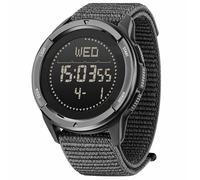 XFLHXY Tactical Watches for Men Military Sport Watches with Carbon Fiber Case Lightweight Waterproof Watch for Women/Men Digital Watches with Compass, Step Counte,Metronome,5ATM(Black)