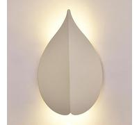 XFLSDHGD Bedside Wall Sconce Led Simple Lamp for Bedroom, Creative Leaves Shaped Lighting Living Room Hallway Hotel Office 3 Color Temperatures Mounted Lights