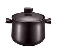 XFLSDHGD Casserole - Household Large Capacity Soup Stone Pot Casserole Ceramic Skillet (Size : 4.5L) (3.5L)