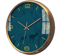 XFLSDHGD Decorative Wall Clock Round Silent Clock Minimalist Home Living Room Bedroom Decoration Wall Clock Quartz Clock 14.17 in Lightweight