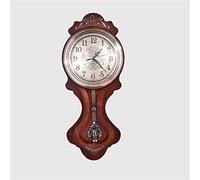 XFLSDHGD European Wall Clock Living Room Household Clock Metal Atmosphere Hanging Watch Nordic American Pendulum Clock