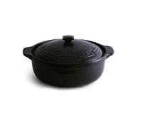 XFLSDHGD Family Size Heat Resistant Big Deal Saucy Ceramic Casseroles Super Soup Pots Ceramic Cooking Pots Cookware Stewpot